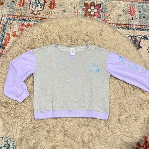 Disneyland metallic purple sweatshirt size XL